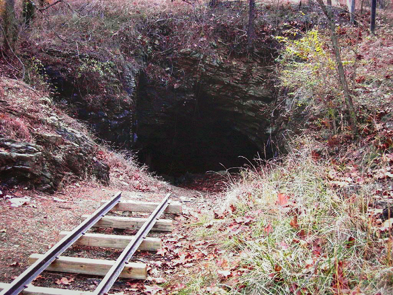 Choate Mine, operated between 1839 and 1880, as well as again during WWI